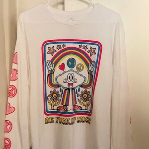 Crocodile Jackson “Be Nice” Men’s Long-sleeve Graphic T-shirt, PacSun, Medium